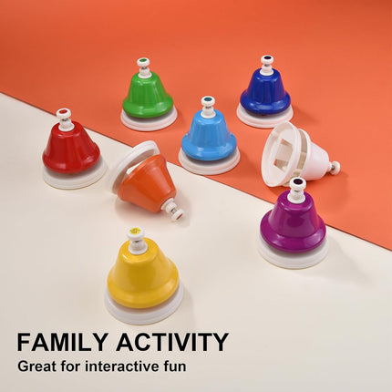 Orff Percussion Instruments Tone Bell 8 Note Class Bell Mouse Kids Music Toy  ﻿
