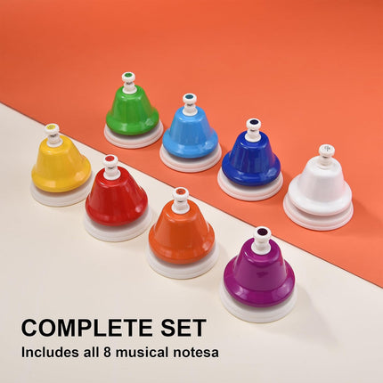 Orff Percussion Instruments Tone Bell 8 Note Class Bell Mouse Kids Music Toy  ﻿