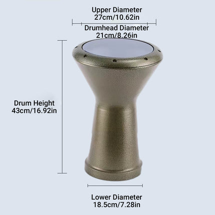African Drum Belly Dance Hand Drum Arabic Drum Accompaniment Instrument Durable