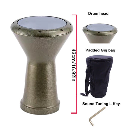 African Drum Belly Dance Hand Drum Arabic Drum Accompaniment Instrument Durable