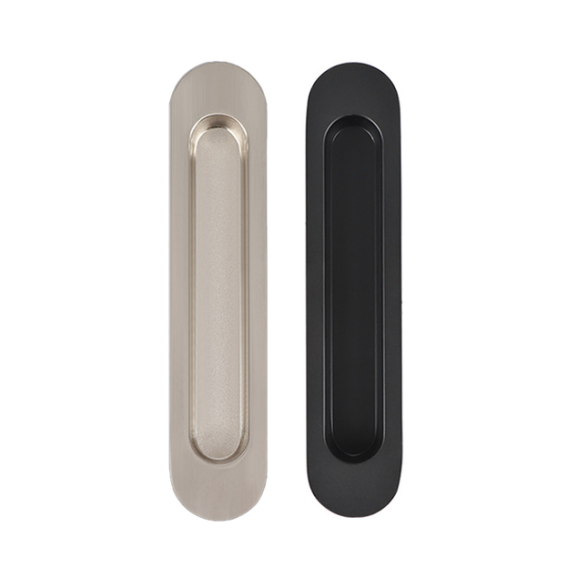 Sliding Door Handle Hidden Pull Wooden Closet Balcony Bathroom Kitchen Embedded