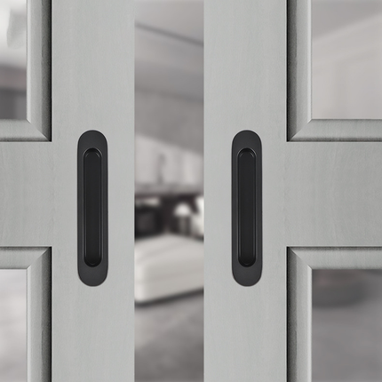 Sliding Door Handle Hidden Pull Wooden Closet Balcony Bathroom Kitchen Embedded