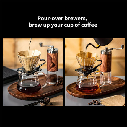 100PCS Coffee Filter Paper Drip Cone Funnel Handmade Filters for Coffee Machine