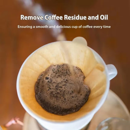 100PCS Coffee Filter Paper Drip Cone Funnel Handmade Filters for Coffee Machine