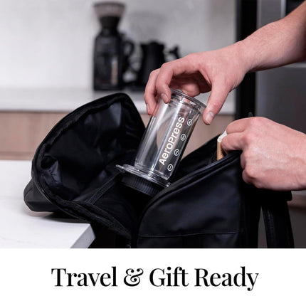 Portable Hand Brew Coffee Pot Transparent Outdoor Manual Pressing Machine Travel