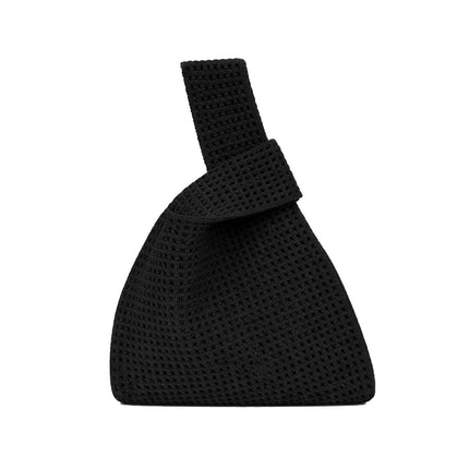 Hollow Knit Knot Handbag Mini Wrist Bag 5 Pack