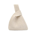 Hollow Knit Knot Handbag Mini Wrist Bag 5 Pack