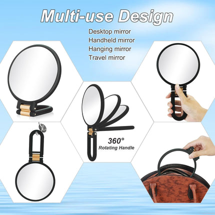 Makeup Mirror Handheld Magnifying Mirror 30X Portable Mirror Compact Travel Tool