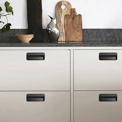 Invisible Cabinet Door Handle Built-in Wardrobe Sliding Door Handle Hidden Pull