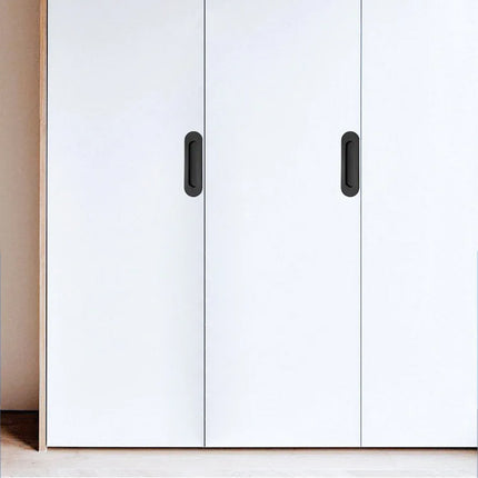 Stainless Steel Hidden Handle Cabinet Drawer Concealed Pull Built In Invisible