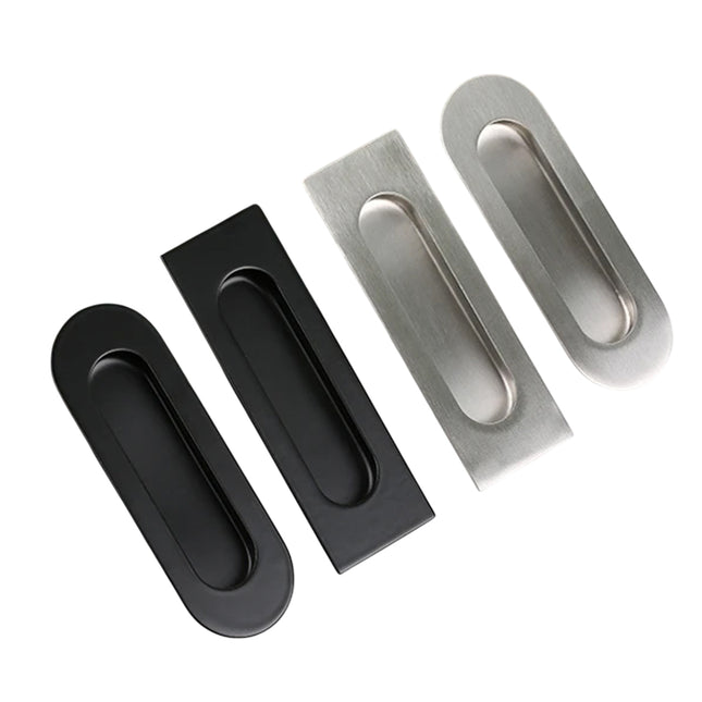 Stainless Steel Hidden Handle Cabinet Drawer Concealed Pull Built In Invisible
