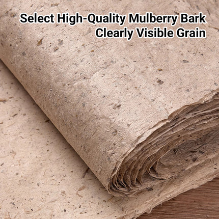 50 Sheets Handmade Mulberry Paper Traditional Craft for Calligraphy Painting