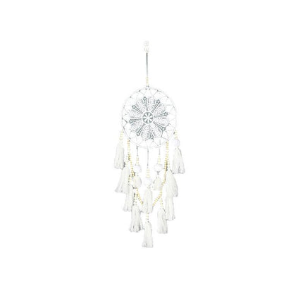 Handmade Dream Catcher Natural Macrame Hairball Art Wall Hanging Room Home Decor - Aimall