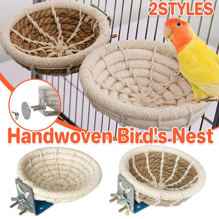 Birds Nest Parrot Straw Nest for Small Animal Nesting Material Bedding