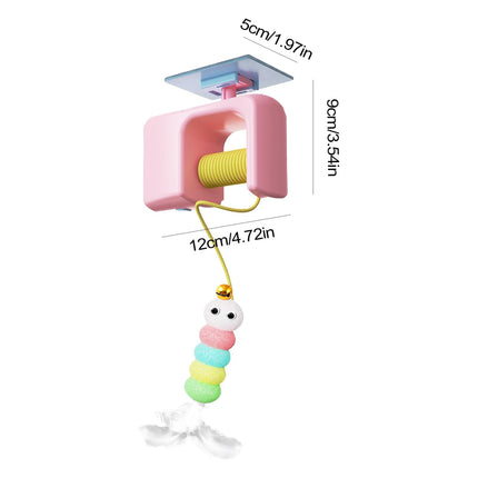 Hanging Automatic Cat Toy Adjustable Self Play Interactive for Cats Kitten Use