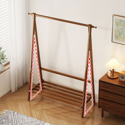 Simple Floor-Standing Coat Rack Bedroom Home Use Entryway Hallway Space Saving