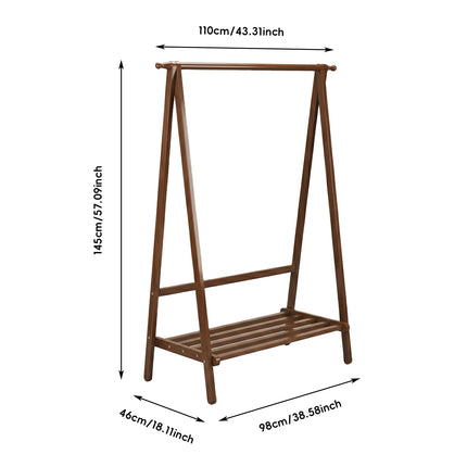 Simple Floor-Standing Coat Rack Bedroom Home Use Entryway Hallway Space Saving