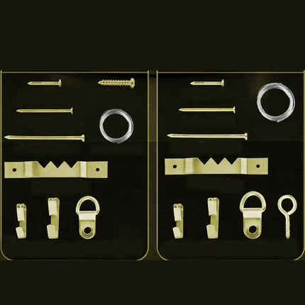 Picture Hanging Kit Wall Frame Tools Level Ruler or Hooks Nails Wire Accessories
