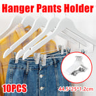 10PCS Quality Hanger Seamless Non-slip Clothes Bracing Storage Skirt Hangers
