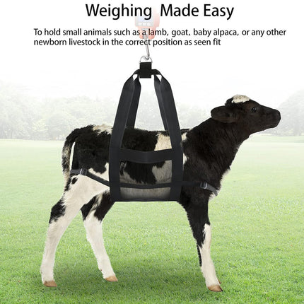 Animal Weighing Bag Hanging Scale Sling Livestock Pet Harness Straps for Farm