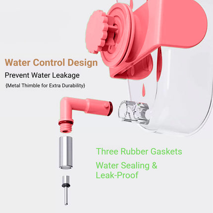 Parrot Cute Automatic Hanging Trigger Water Feeder Bird Cage Drinker Safe