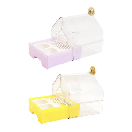 Parrot Bathtub Dual Use Feeder Cage Hanging Bowl Pet Bird Supply Cage Bird Bowl