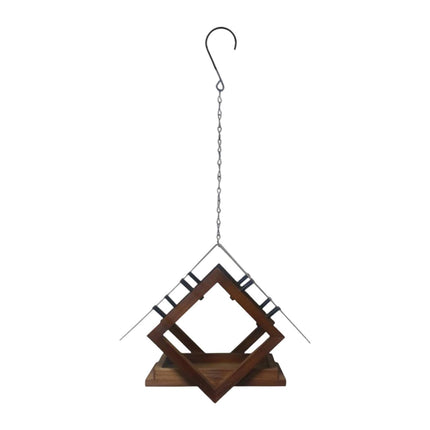 Outdoor Hanging Bird Feeder Weatherproof with Chain for Garden Yard Patio Birds