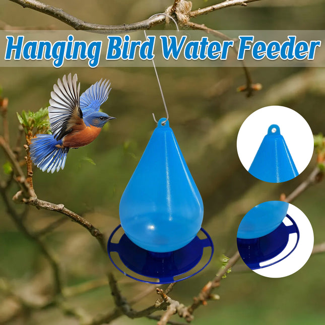 Hanging Bird Water Feeder Durable Safe Easy to Clean for Garden Yard Patio Use