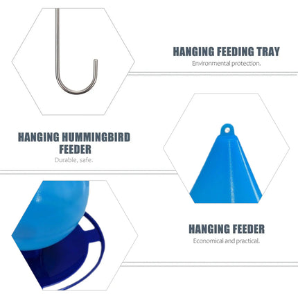 Hanging Bird Water Feeder Durable Safe Easy to Clean for Garden Yard Patio Use