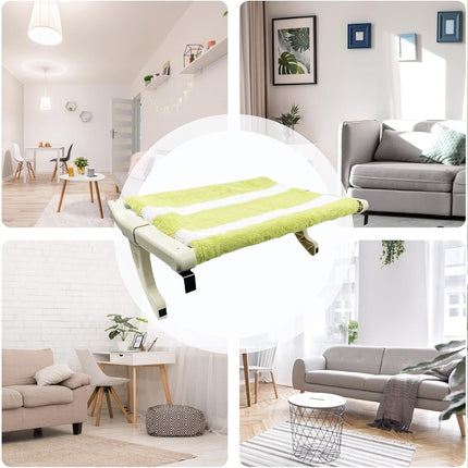 Hanging Cat Hammock Bed Durable Stable for Window Indoor Pet Sleeping Resting
