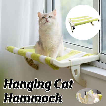 Hanging Cat Hammock Bed Durable Stable for Window Indoor Pet Sleeping Resting