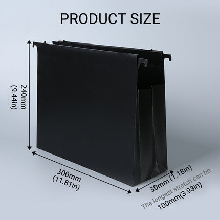 Waterproof Hanging File Folder Durable Tear Resistant  for Document Storage