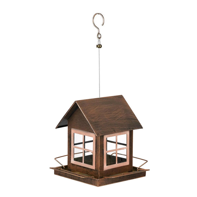 Outdoor Hanging Metal Bird Feeder Rain-Proof for Garden Yard Patio Balcony Use