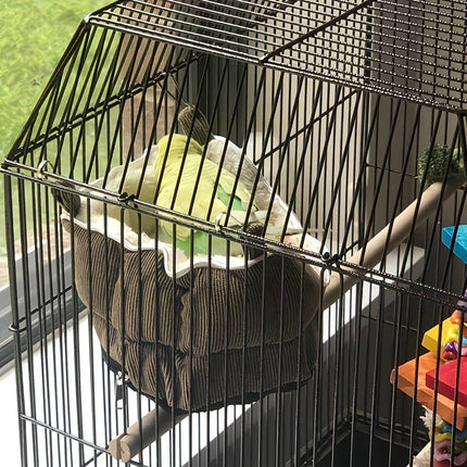 Hanging Corduroy Small Pet Nest with Plush Lining