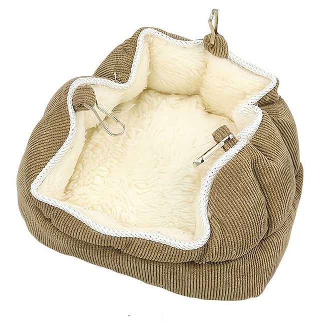 Hanging Corduroy Small Pet Nest with Plush Lining