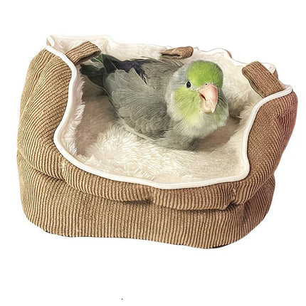 Hanging Corduroy Small Pet Nest with Plush Lining