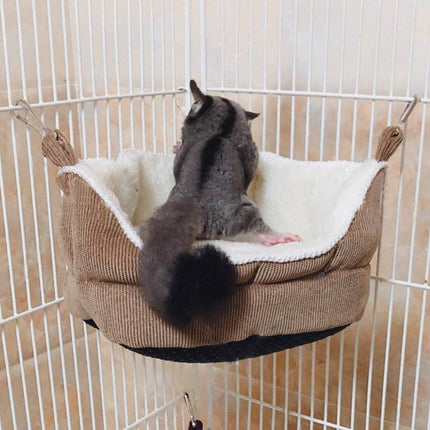 Hanging Corduroy Small Pet Nest with Plush Lining