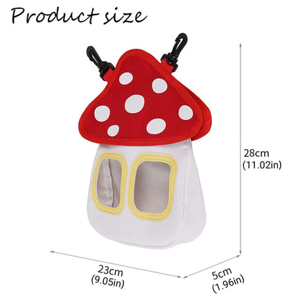 Small Animal Hay Feeder Bag for Rabbit Hamster Bite Resistant Easy to Clean