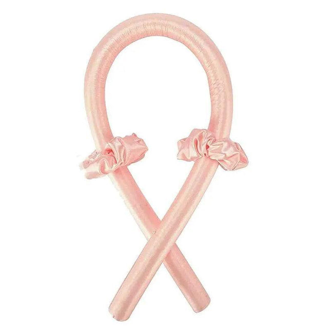 Heatless Curling Rod Headband Silk Curling Ribbon Hair Roller Lazy Curler Sets~ - Aimall