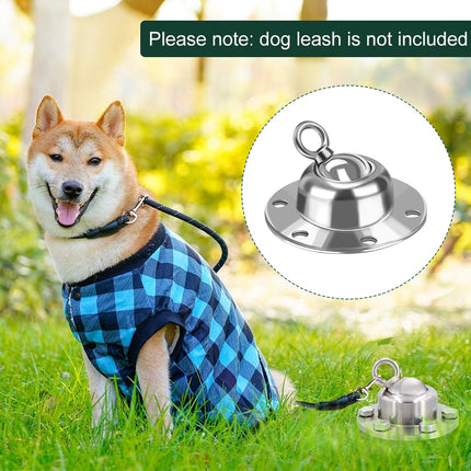 Dog Tie Out Stake 360 Rotation Heavy Duty Rustproof Pet Supply Yard Stake