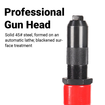 Folding Rivet Gun Tool Kit Sturdy Alloy Steel for Metal Wood Plastic Repair Use