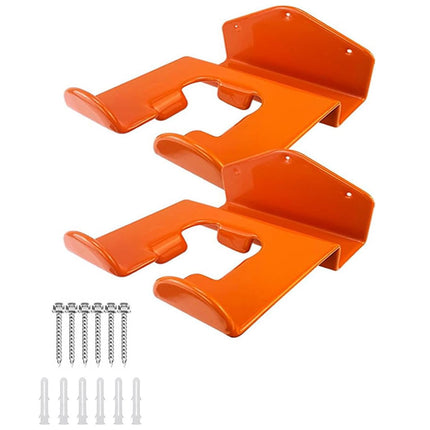 2PCS Wall Mounted Heavy Duty Weed Wacker Hook Storage Rack Metal Hanger Sturdy