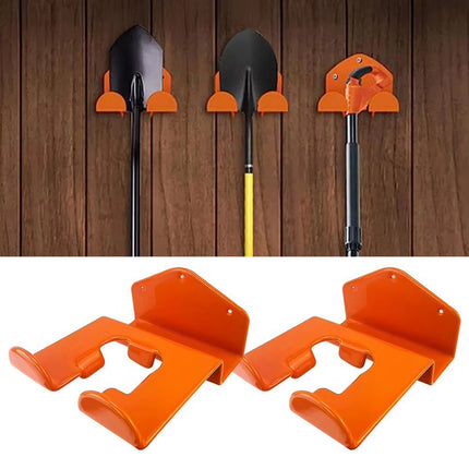 2PCS Wall Mounted Heavy Duty Weed Wacker Hook Storage Rack Metal Hanger Sturdy