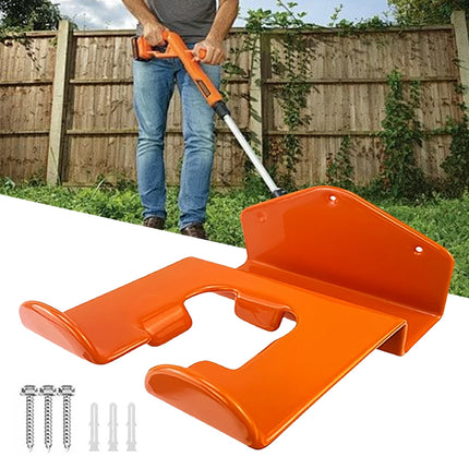 2PCS Wall Mounted Heavy Duty Weed Wacker Hook Storage Rack Metal Hanger Sturdy