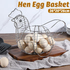 Egg Storage Basket Hollow Iron Wire Container Kitchen Holder Rack for Display