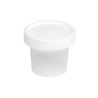 50 Pcs Plastic Cup Packaging Boxes With Leakproof Lids 100 or 200ml