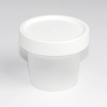 50 Pcs Plastic Cup Packaging Boxes With Leakproof Lids 100 or 200ml