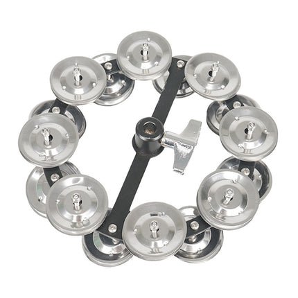 Frame Drum Treading Bell Steel Sheet Rattling Bell Double-Layer for Percussion