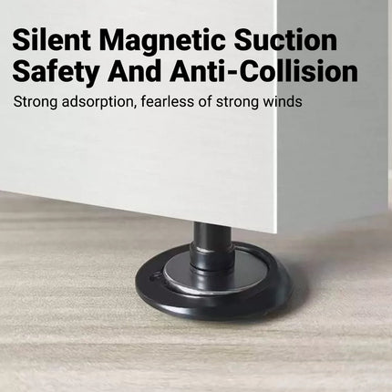 Concealed Magnetic Door Stopper Bedroom Bathroom Floor Holder Door Obstruction