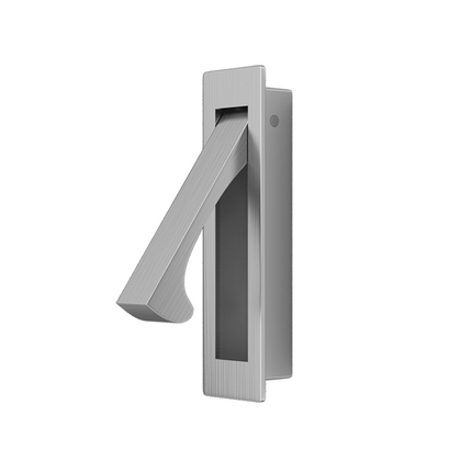 Tatami Silver Drawer Handle Embedded Rotating Concealed Cabinet Pull Invisible